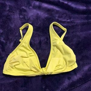 Yellow bikini top